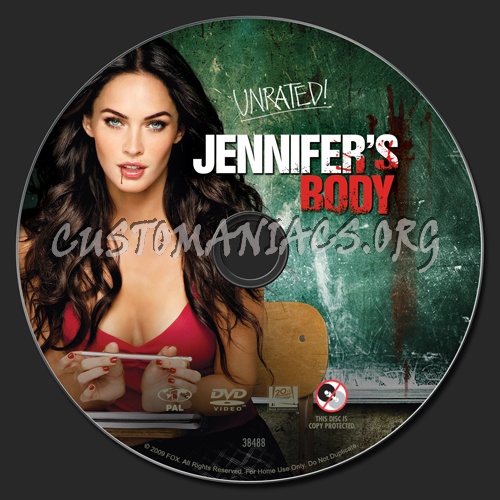 Jennifer's Body dvd label