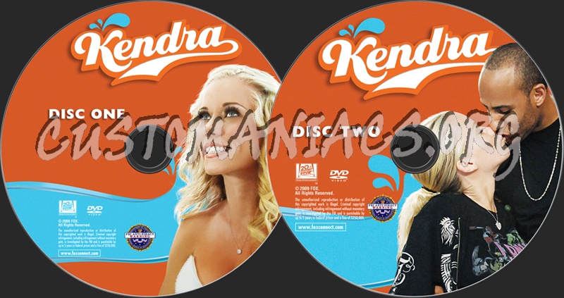 Kendra Season 1 dvd label