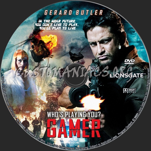 Gamer dvd label