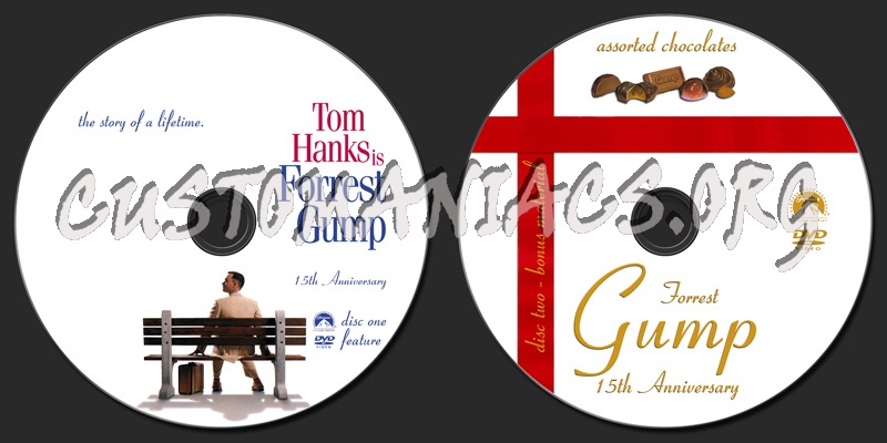 Forrest Gump dvd label