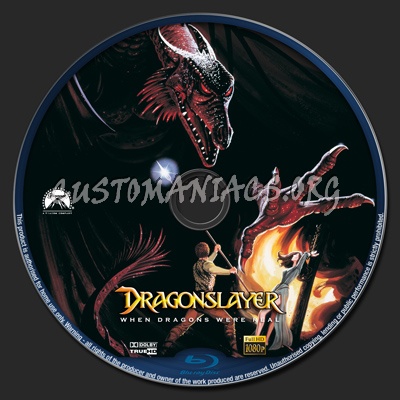 Dragonslayer blu-ray label