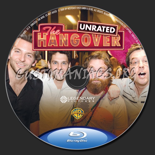 The Hangover blu-ray label