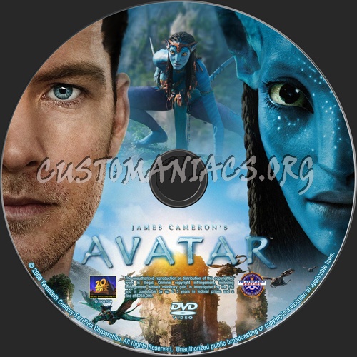 Avatar dvd label