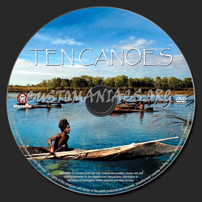 Ten Canoes dvd label