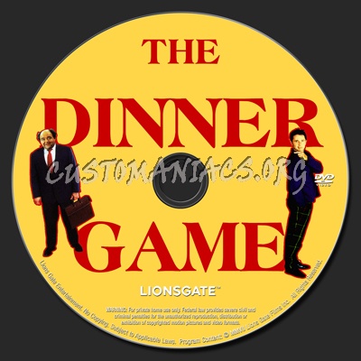 The Dinner Game (Le Diner de Cons) dvd label