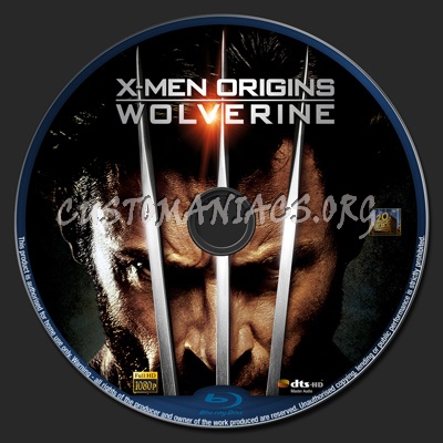 Wolverine blu-ray label