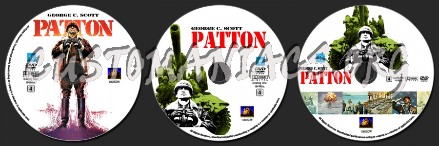 Patton dvd label