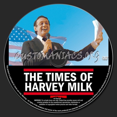 The Times of Harvey Milk dvd label