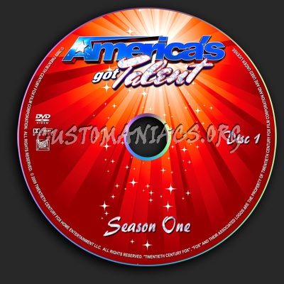 America's Got Talent - Season 1 dvd label