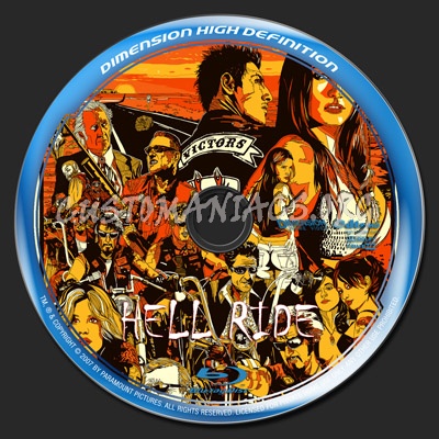 Hell Ride blu-ray label