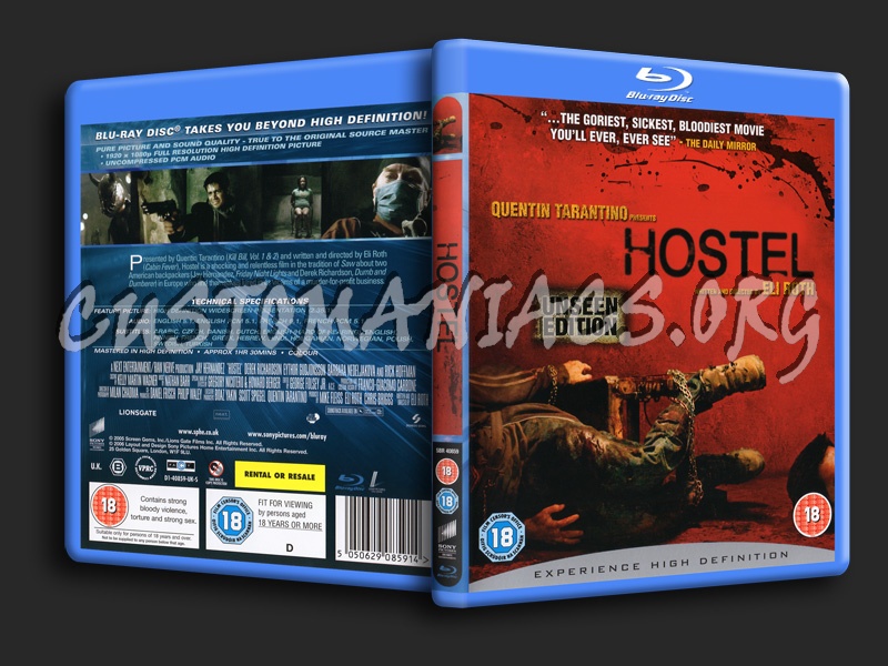 Hostel blu-ray cover