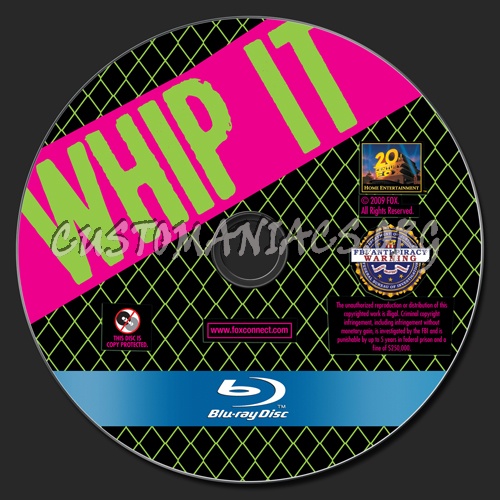 Whip It blu-ray label