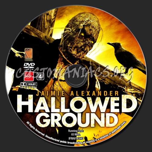 Hallowed Ground dvd label