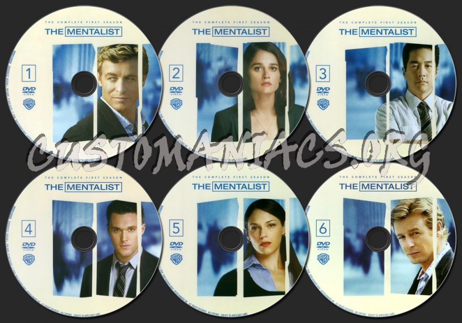 The Mentalist Season 1 dvd label