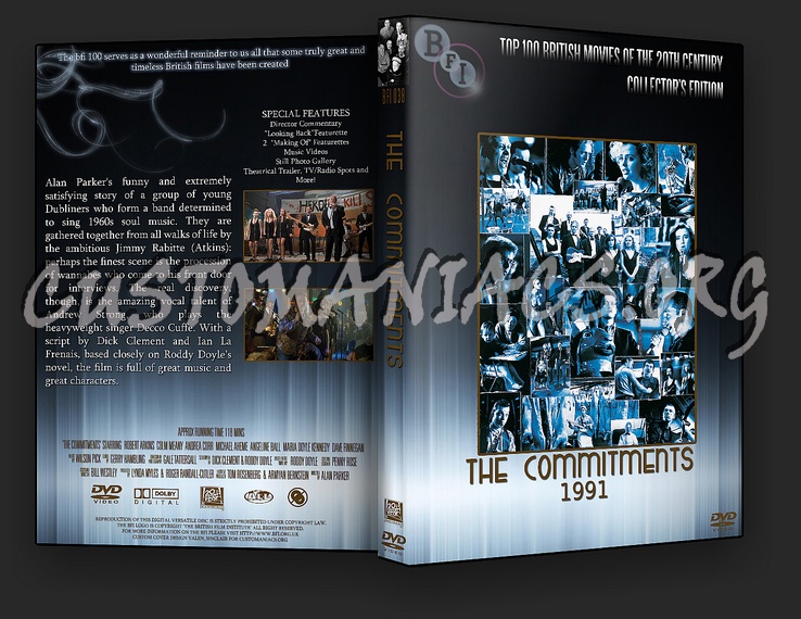 The Commitments - The BFI Collection dvd cover