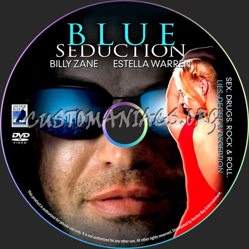 Blue Seduction dvd label