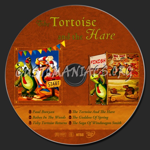 The Tortoise and the Hare Animation Collection Volume 4 dvd label