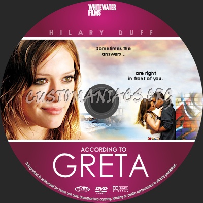 Greta dvd label