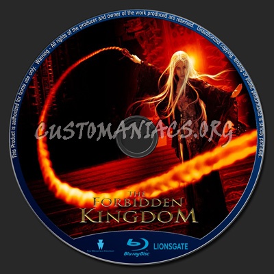 Forbidden Kingdom blu-ray label