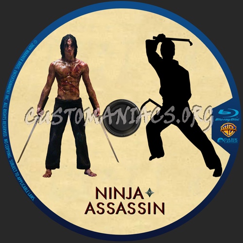 Ninja Assassin blu-ray label