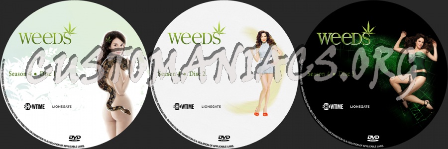 Weeds - Season 4 dvd label