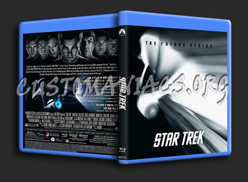 Star Trek (2009) blu-ray cover