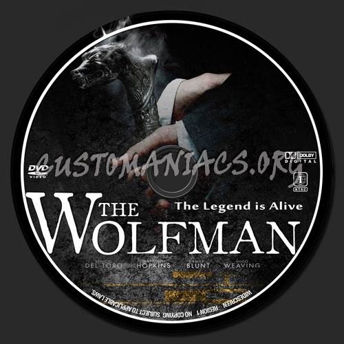 The Wolfman dvd label