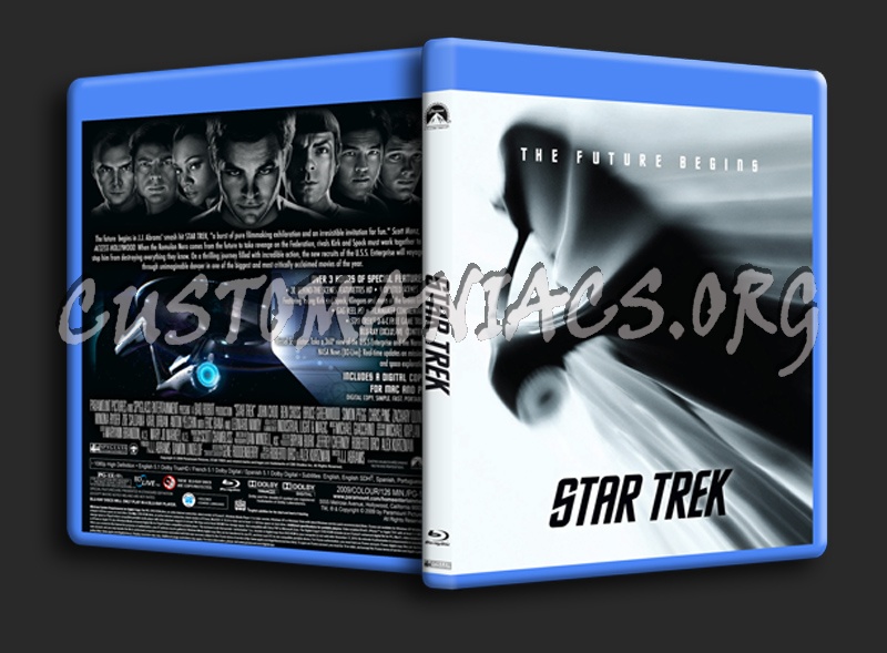 Star Trek (2009) blu-ray cover