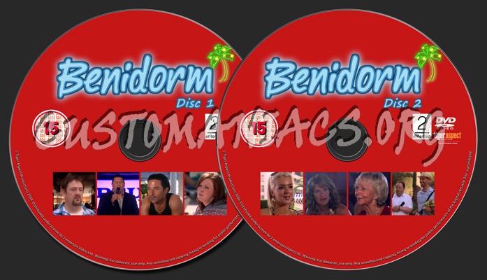 Benidorm Series 3 dvd label