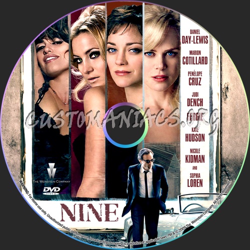 Nine dvd label