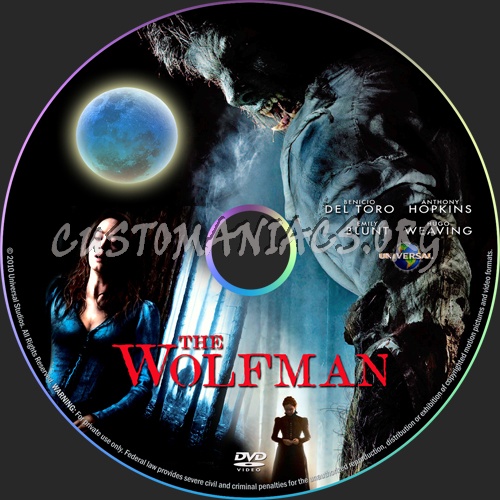 The Wolfman dvd label