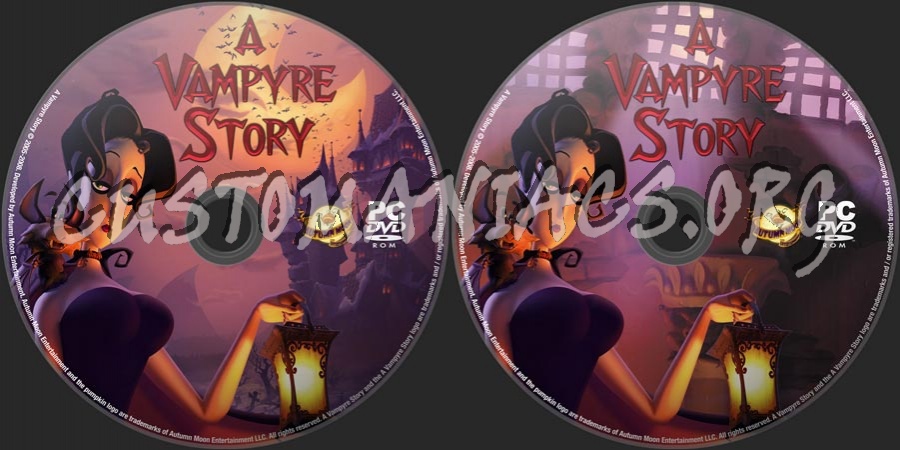 A Vampyre Story dvd label