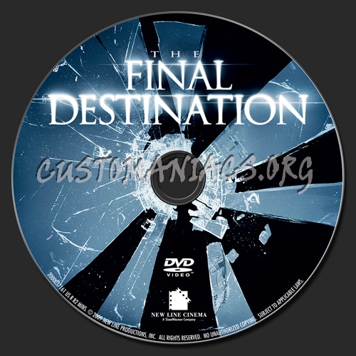 The Final Destination dvd label