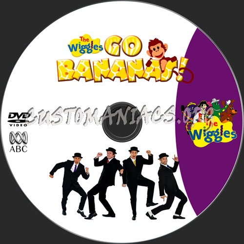 The Wiggles - Go Bananas dvd label