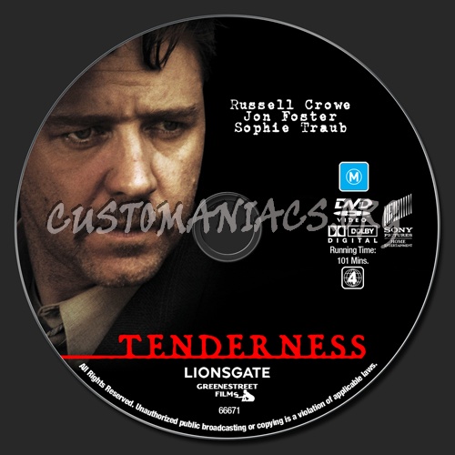 Tenderness dvd label