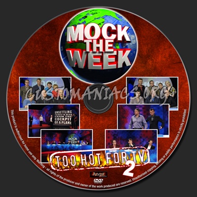 Mock The Week - Too Hot For TV 2 dvd label