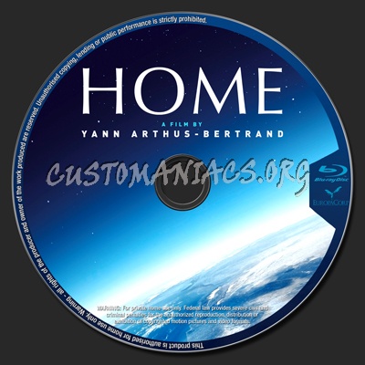 Home blu-ray label