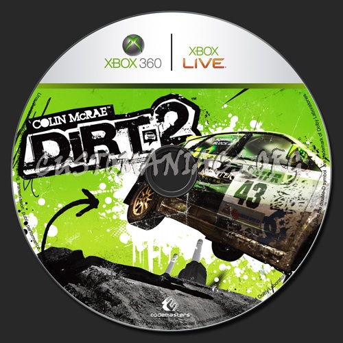 Dirt 2 dvd label