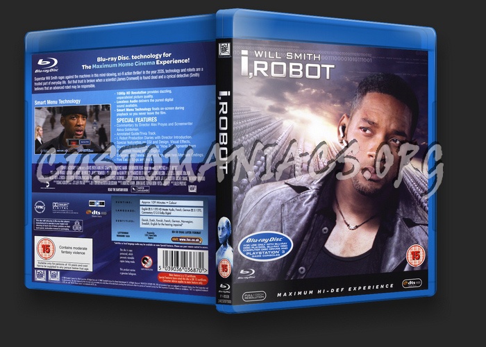 I, Robot blu-ray cover