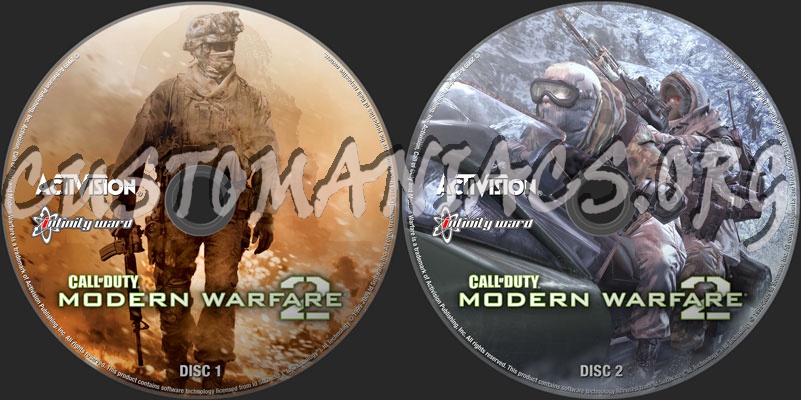 Call of Duty: Modern Warfare 2 dvd label