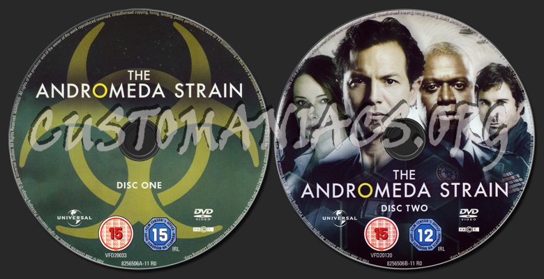 The Andromeda Strain dvd label