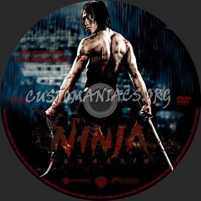 Ninja Assassin dvd label