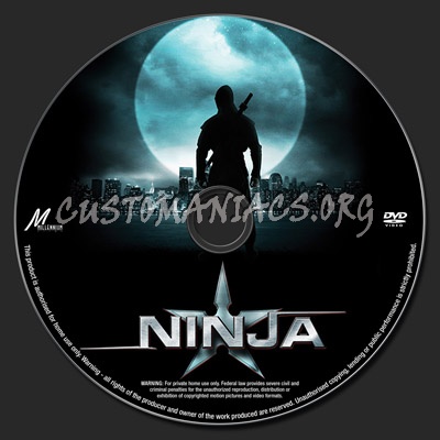 Ninja dvd label