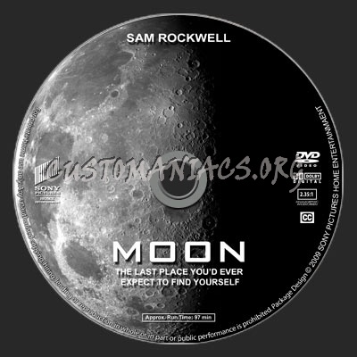 Moon dvd label