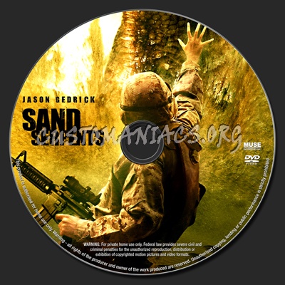 Sand Serpents dvd label