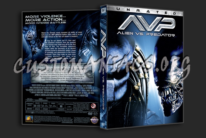 Alien vs Predator dvd cover