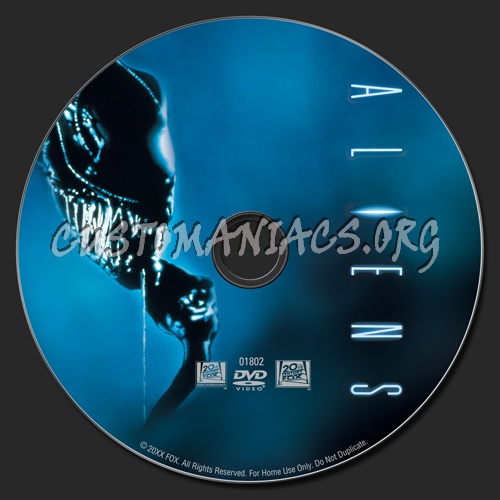 Aliens dvd label