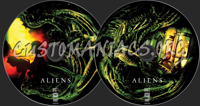 Aliens dvd label