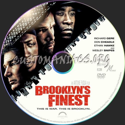 Brooklyn's Finest dvd label