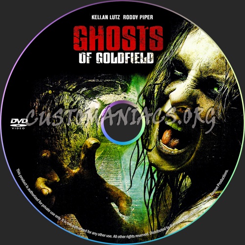 Ghosts of Goldfield dvd label